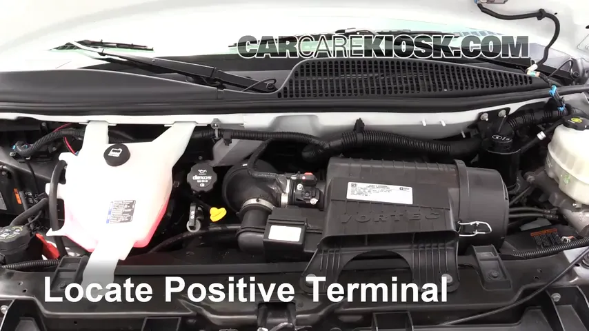 2017 Chevrolet Express 2500 4.8L V8 FlexFuel Extended Cargo Van Battery Jumpstart
